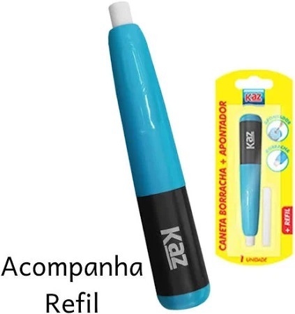 CANETA BORRACHA/APONTADOR KZ1939BL